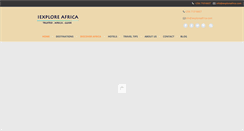 Desktop Screenshot of iexploreafrica.com