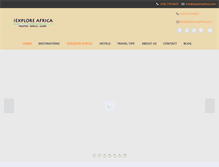 Tablet Screenshot of iexploreafrica.com